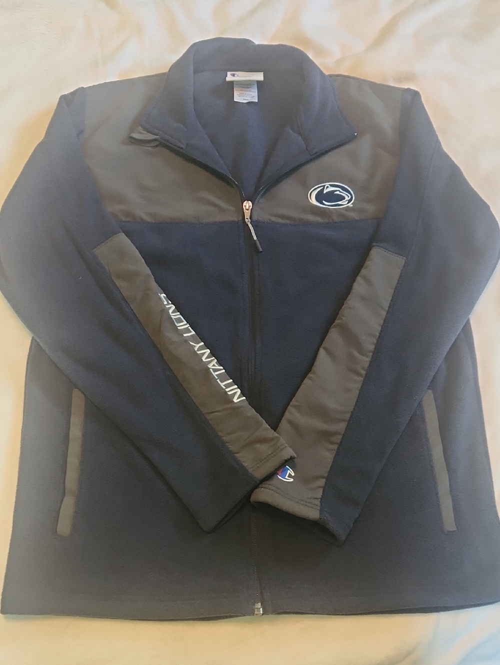 Champion Navy Blue Penn State Fleece Jacket